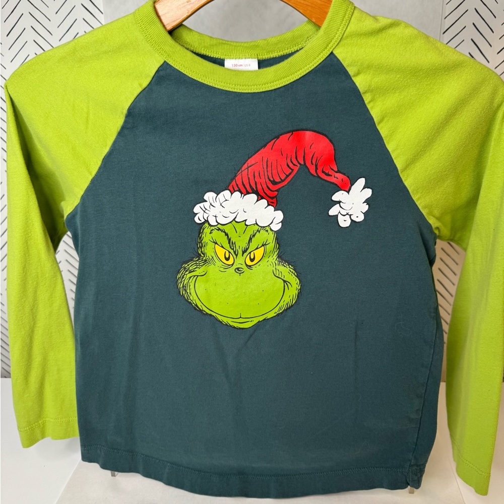 Hanna Andersson Grinch shirt. Great Condition. Size 8.